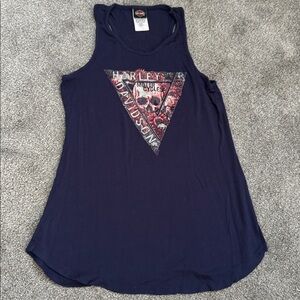 Harley-Davidson Dark Blue Graphic Tank